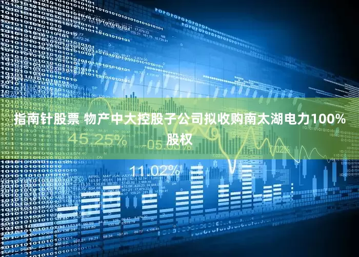 指南针股票 物产中大控股子公司拟收购南太湖电力100%股权